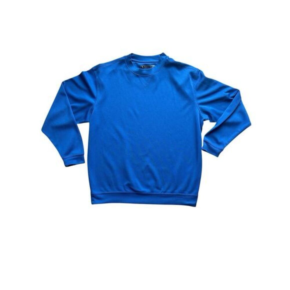 Pebble Beach Performance Shirt‎ Men's SIZE M Royal Blue Long Sleeve Pullover